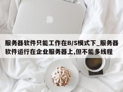 福州服务器软件只能工作在B/S模式下_服务器软件运行在企业服务器上,但不能多线程 